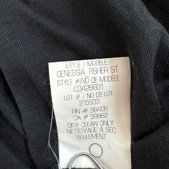 Theory Womens Genessa Casual Dress Size P (XS) Stripe Wrap Lightweight Brown - Picture 6 of 7